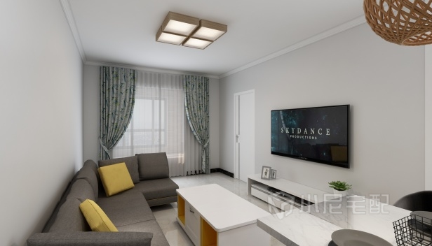 52㎡/兩室一廳一衛(wèi)/簡(jiǎn)約