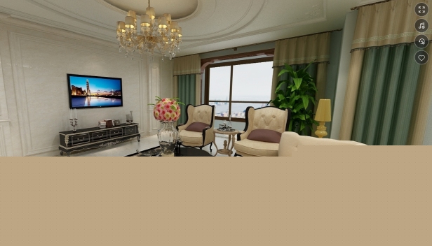 157㎡/三室兩廳兩衛(wèi)/歐式