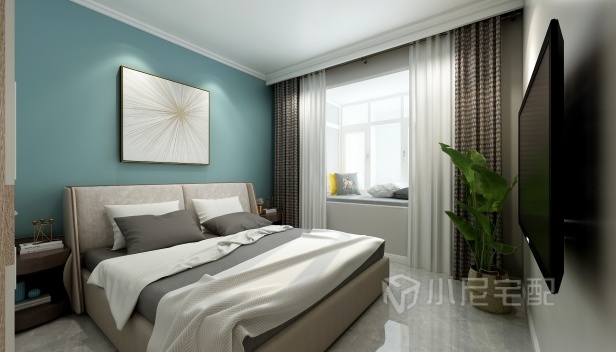 105㎡/兩室兩廳一衛(wèi)/現(xiàn)代