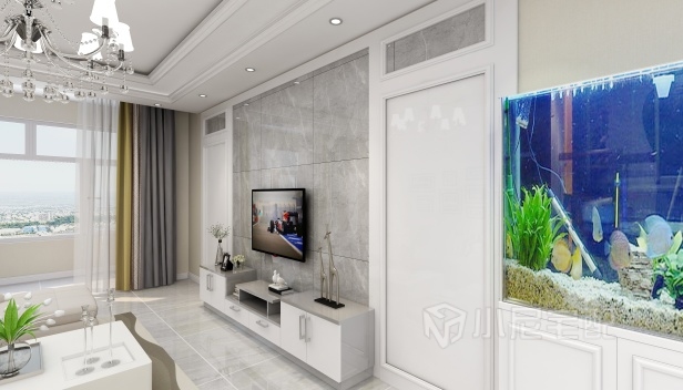 105㎡/三室兩廳兩衛(wèi)/現(xiàn)代