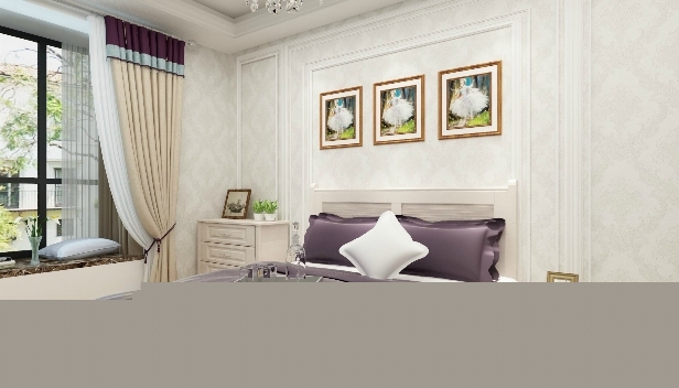 90㎡/三室一廳一衛(wèi)/歐式