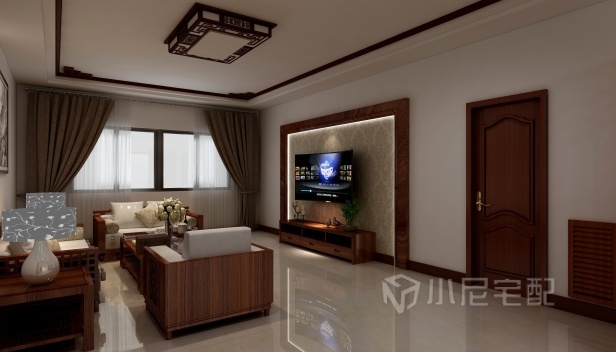 120㎡/三室兩廳兩衛(wèi)/中式