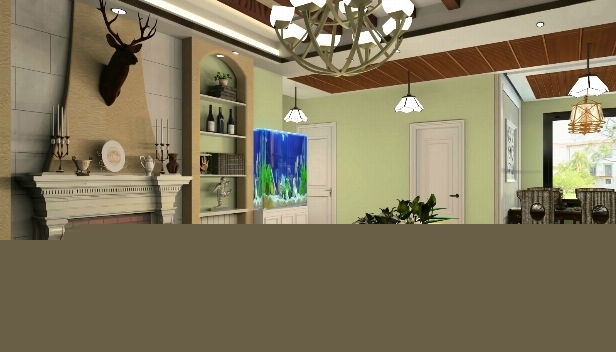 120㎡/三室兩廳一衛(wèi)/田園