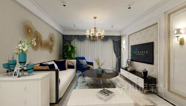 160㎡/四室兩廳兩衛(wèi)/歐式