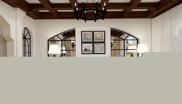 150㎡/三室兩廳兩衛(wèi)/地中海