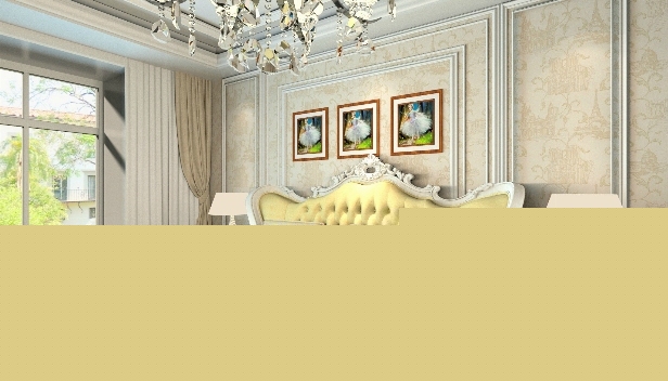 120㎡/三室一廳兩衛(wèi)/歐式