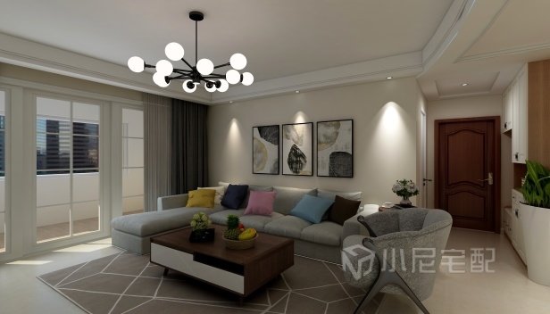 150㎡/三室兩廳兩衛(wèi)/現(xiàn)代