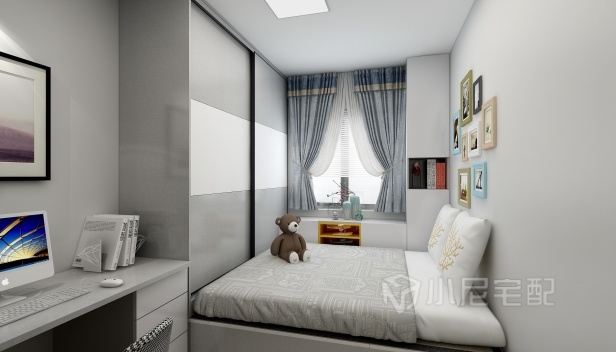 37.5㎡/兩室一廳一衛(wèi)/現(xiàn)代