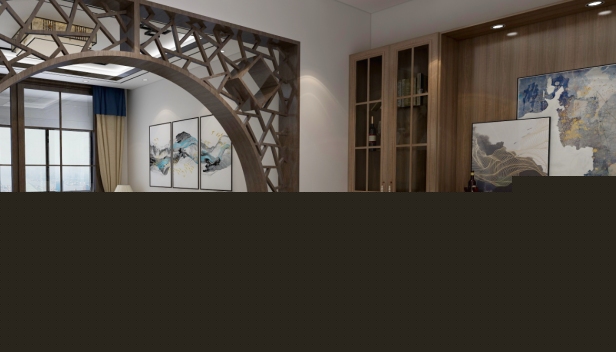 60㎡/一室兩廳一衛(wèi)/中式