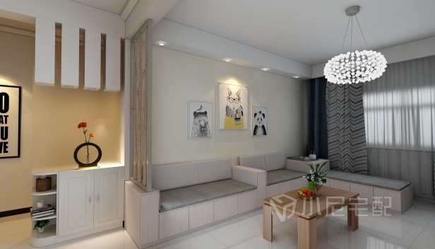 126㎡/三室兩廳兩衛(wèi)/簡約