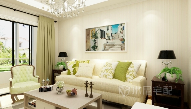 70㎡/兩室兩廳一衛(wèi)/簡約