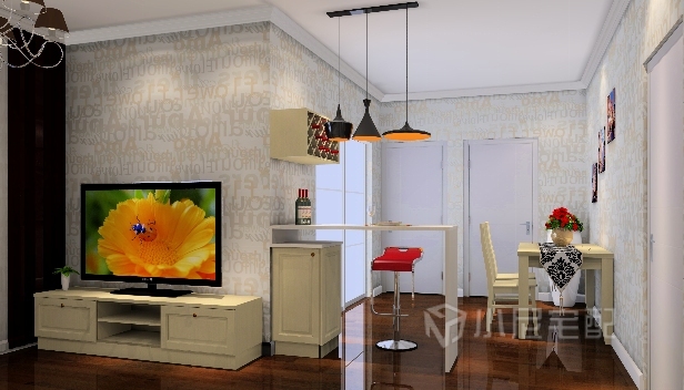 90㎡/兩室兩廳一衛(wèi)/現(xiàn)代