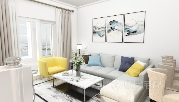 86㎡/三室一廳一衛(wèi)/現(xiàn)代