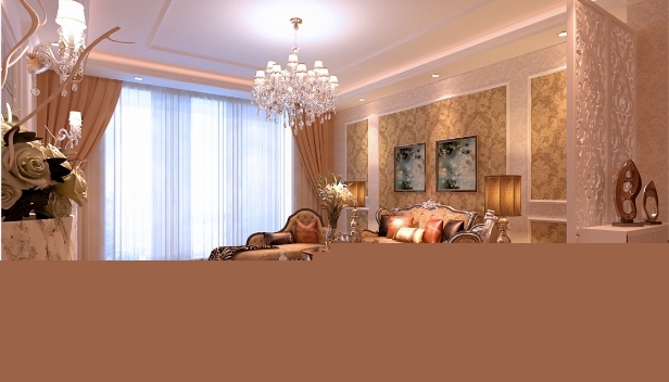 136㎡/三室兩廳兩衛(wèi)/歐式