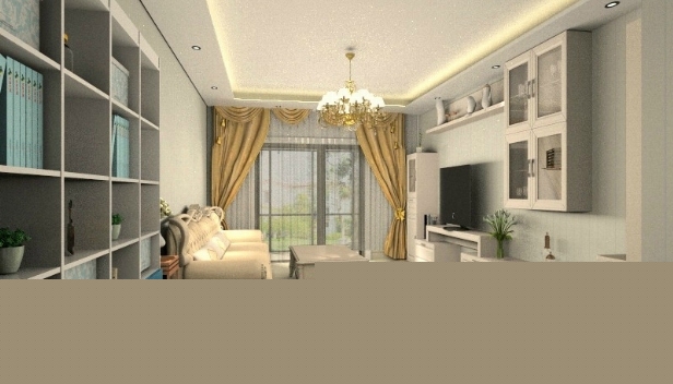 92㎡/兩室兩廳一衛(wèi)/歐式