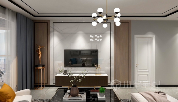 130㎡/三室兩廳兩衛(wèi)/現(xiàn)代