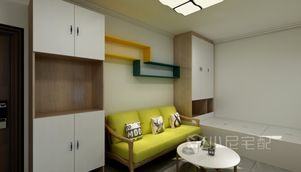 44㎡/一室一廳一衛(wèi)/簡(jiǎn)約