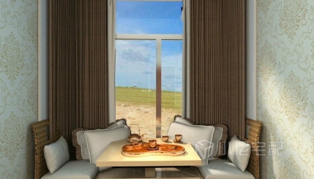 133㎡/三室兩廳兩衛(wèi)/中式